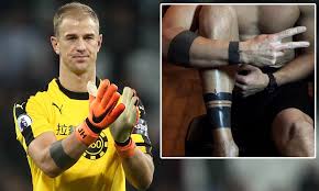 He made his 5 million dollar fortune with juventus & palermo. Tatts Nice Burnley Keeper Joe Hart Shows Off New Ink On His Leg Daily Mail Online