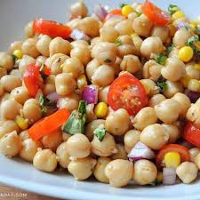 Balsamic Chickpea Jardiniere Salad Recipe Sea Food Salad Recipes Healthy Food Recipes Clean Eating Chickpea Salad