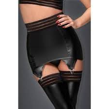 Porte Jarretelles Wet Look F156 Porte Jarretelles Jarretelles Porte Jarretelle Noir