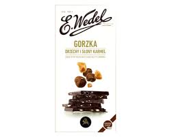 Przepisy z kategorii czekolada z orzechami laskowymi. Czekolada Premium Gorzka Z Orzechami I Sl Karmelem 100 G Pijalnie Czekolady E Wedel Sklep