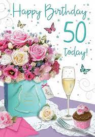 4.8 out of 5 stars 700. Pin By Lisandra Fernandez On Cumpleanos 50 In 2021 50th Birthday Cards Birthday Cards Images Birthday Wishes And Images