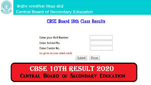Visit the website of cbse, here is the url. Cbse 10th Results 2020 Cbse Board Class 10 Result 2020 Date And Time Cbseresults Nic In Cbse Nic In Results Nic In Newsx