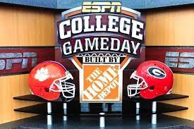 Espn Announces College Gameday Will Be At Clemson Vs Georgia In Week 1 Espn College Football Ncaa College Football College Football Games