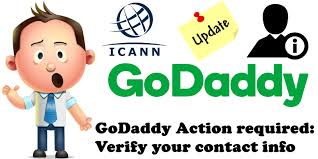 Godaddy Action Required Verify Your Contact Info Marius Hosting