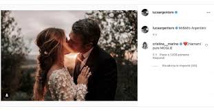 L'attore e la modella hanno già una figlia, nina speranza. Luca Argentero E Cristina Marino Sposi La Prima Foto Del Matrimonio Dei Genitori Di Nina Speranza