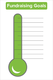 free thermometer goal chart template dlqueen