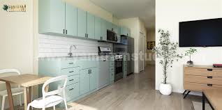 usa modern kitchen design 3d interior