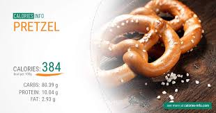 5% fat, 82% carbs, 12% protein. Pretzel Calories In 100g Oz One Pretzel And More