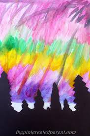 Best seller in fitted bed sheets. Northern Lights With Watercolors The Pinterested Parent