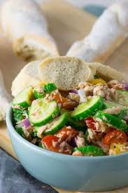 Schneller Thunfisch Salat Mit Honig Senf Dressing Rezept Thunfischsalat Rezepte Leckere Salate