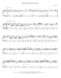 Shop the world's largest selection of piano music, songbooks & more! River Flows In You Sheet Music By Yiruma For Piano Keyboard Noteflight Marketplace