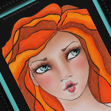 Mixed Medium with Shari Carroll: Jane Davenport Making Faces |