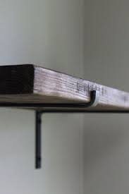 Metal Brackets For Open Shelving Z Bracket In Black Steel Etsy Metal Shelves Iron Shelf Metal Shelf Brackets