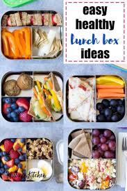 Healthy School Lunch Ideas For Kids Quick And Easy Lunchbox Ideas For Picky Eaters Perfe Healthy Lunches For Kids Healthy School Lunches Easy Healthy Lunches