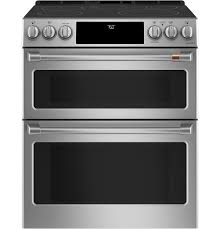 Step 1 turn off the electric range and then unplug the power cord from the electrical outlet. Cafe 30 Smart Slide In Front Control Induction And Convection Range With Warming Drawer Chs900p2ms1 Cafe Appliances