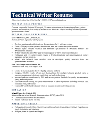 Technical Writer Resume Sample How To Write Resume Genius