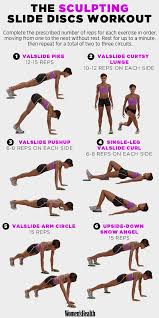 How To Get An Intense Bodyweight Workout Anywhere With Sliders Effective Workouts Fitness Tools Exercise