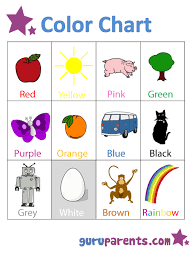 Preschool Color Chart Preschool Colors Preschool Charts Shape Chart