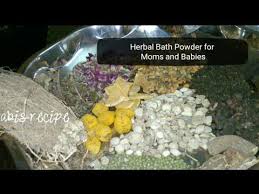 The active elements in the herbs that are added to our bath water are directly soaked by our skin and are then transported to the blood vessels where they have a. Herbal Bath Powder For Babies And Mom In Tamil Homemade Bath Powder For Babies Toddlers And Kids Youtube Herbalism Herbal Bath Homemade Bath Products