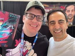 Meeting Hazbin Hotel and Helluva Boss characters at Anime Con Pasadena