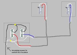 In this wiring connection we use two way switches in which we have three terminals, in these terminals one is common and two for connection. Wiring Diagram For Single Pole Switch To Light