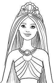 Sirenetta principessa ariel come disegnare e colorare piccole. Disegno Di Barbie Dreamtopia Sirena Arcobaleno Di Barbie Da Colorare