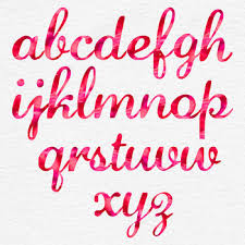 Fonts available at fonts2u.com are either gnu/gpl, freeware, free for personal use, donationware, shareware or demo. Abc Watercolor Letters Red Calligraphy Font By Norse Graphics Tpt