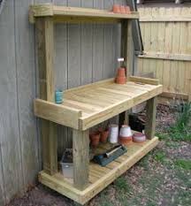 Garden Work Benches Outdoor Work Bench Google Search Outdoor Work Bench Pinterest In 2020 Potting Benches Diy Outdoor Potting Bench Pallet Garden Benches