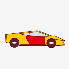 黃色的汽車創意汽車汽車插畫卡通汽車 黑輪 手繪車 漂亮的車素材 psd格式圖案和png圖片免費下載 yellow car toy car car illustration