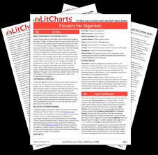 Flowers For Algernon Study Guide From Litcharts The