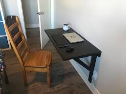 It folds up to this super cute and fully functional how fun is that?? Murphy Desk Build For Working From Home From Leftovers In The Shop Woodworking