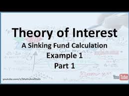 sinking fund calculation