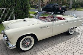 Image result for Colonial White 1956 Thunderbird