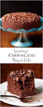 Need A Dessert Recipe That S One Bowl No Mixer And Out Of This World Delicious Grammy S Easy Chocolate Yogurt Cake Is All That And More Recipe Chocolate Yogurt Cake Yogurt Cake Desserts