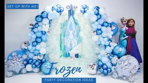 See more ideas about frozen birthday, frozen themed birthday party, frozen birthday party. Frozen Party Decoration Ideas Diy Youtube