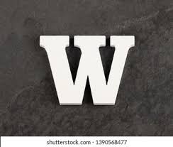 Find the perfect letter w stock photo, image, vector, illustration or 360 image. Letter W Blank Alphabet On Gray Stock Photo 1390568477 Shutterstock