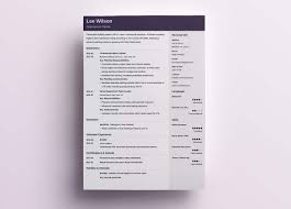 resume template examples