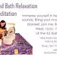 Sound Bath Relaxation and Meditation event image