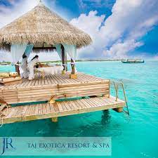 Taj Exotica Resort Spa Maldives Travel Jordan Road Honeymoon Sea Beach Maldives Packages Resort Spa Outdoor