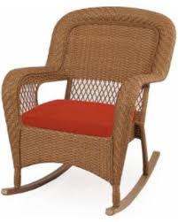 Martha stewart patio furniture : Great Prices For Martha Stewart Living Charlottetown Natural All Weather Wicker Patio Rocking Chair With Quarry Red Cushion