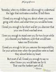 Parenting from a place of love rather than fear; Pin By Shirley Murphy On Positive Affirmations Parenting Quotes Tough Love Love Mom Quotes
