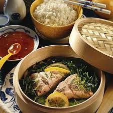 Fisch Aus Dem Bambuskorbchen Rezept Lecker Rezept Lachs Gerichte Rezepte Bambusdampfer Rezepte