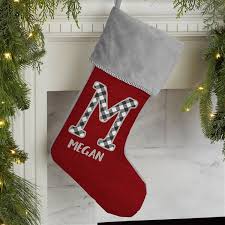 Farmhouse Christmas Personalized Grey Christmas Stockings