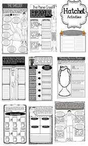 This Unit Has Lots Of Activities For The Novel By Gary Paulsen Hatchet Hatchet Novel Study Hatchet Novel Novel Activities