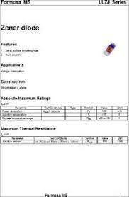 I can't seem to find a source for it. Llzj16c Datasheet Zener Diode