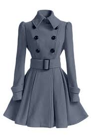 Fit And Flare Double Breasted Coat Winter Coat Dress Fit And Flare Coat Khaki Coat