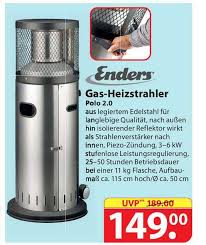 Die handhabung der strahler ist generell sehr einfach. Enders Gas Heizstrahler Polo 2 0 Angebot Bei Famila Nordwest