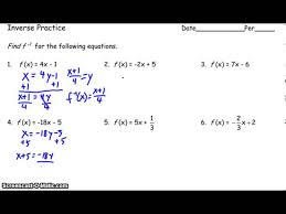 Graphing Inverse Functions Worksheet Promotiontablecovers