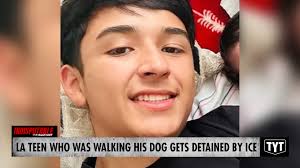 Teen Walking His Dog Gets Snatched By Masked ICE Agents In Tactical Gear