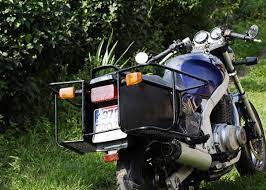 2x led motorcycle side box luggage tank hard case saddle bags for honda custom. Motorcycle Luggage Racks Adventure Motorcycling Handbook